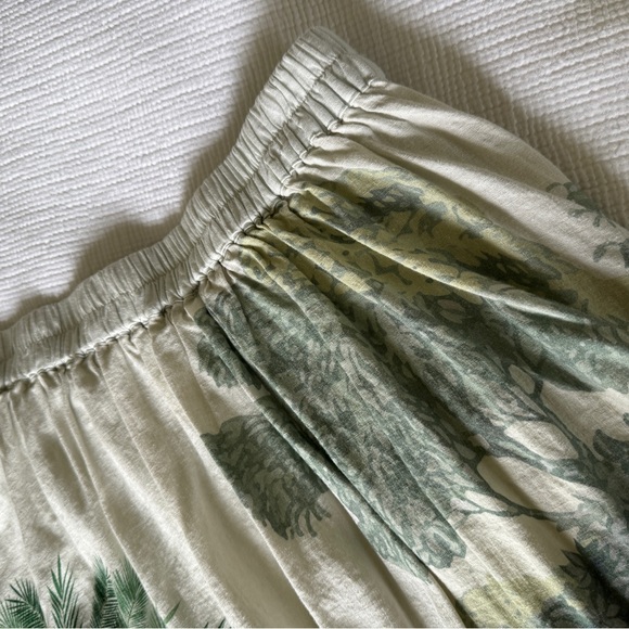 Rachel Zoe Green and Gray Scenic A-Line Skirt - Picture 5 of 8